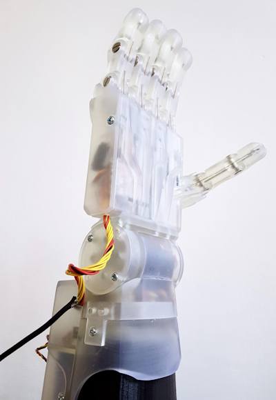Students Create 3D Printed Robot Prosthetic Limb for Amputees thumbnail image.