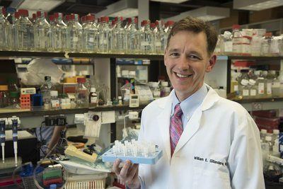 A breast cancer vaccine designed by researchers at Washington University School of Medicine in St. Louis is safe in patients with metastatic breast cancer. Preliminary evidence from the small clinical trial, led by William Gillanders, MD, also suggests the vaccine helped slow the cancer's progression. Photo Credit: Robert Boston/Washington University in St. Louis