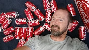 Coke cans