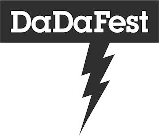 Black and white image of DaDaFest Logo.