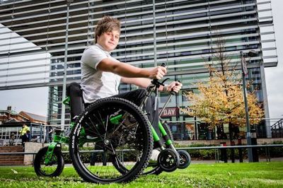 ICT student Ben Cook used the Mountain Trike and could see the benefit of having the Trike available