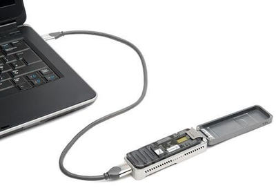 Urinary tract infections (UTIs) could be treated more quickly and efficiently using a DNA sequencing device the size of a USB stick - Picture Credit: Oxford Nanopore Technologies