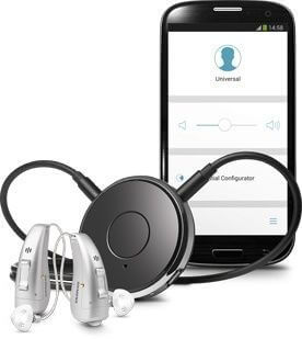 Easytek hearing aid with app