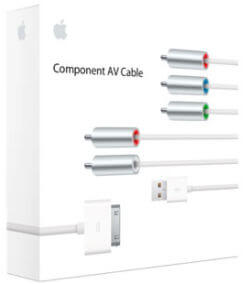 iPad to TV component cables
