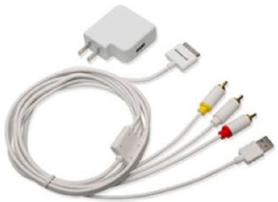 iPad to TV composite cable system
