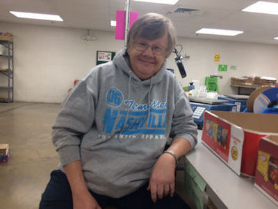 Employee Jane Howell has worked at JSI for 40 years. She enjoys involvement with the Special Olympics when not at work.