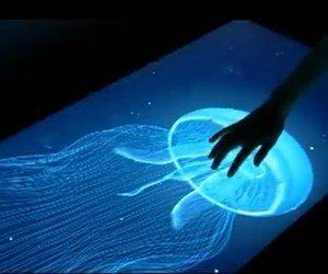 Disney’s research hub is developing electrostatic displays, like this jellyfish, that you can actually feel.