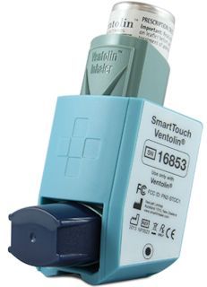 Smartinhalers are easy to use. They clip onto an inhaler, and record date and time of medication use. They automatically send usage data to an App, Hub, or PC via Bluetooth. And then sing a song when it’s time to take preventative medication. Simple, easy to use, and clinically proven to work. Picture Credit: Nexus6