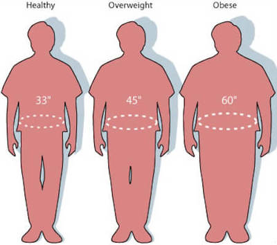 What should be a healthy waist size for your height?